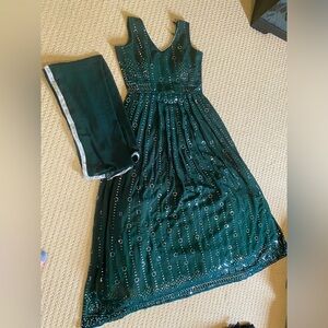 Indian Long dress party wear suit